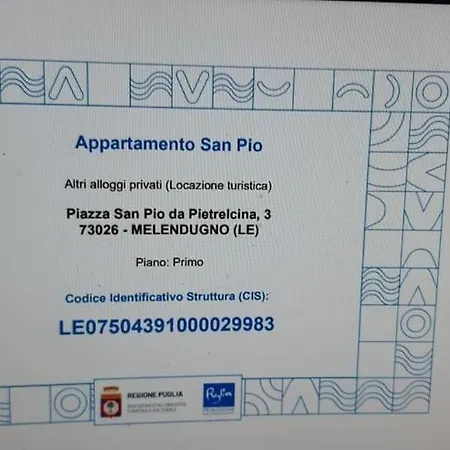 Hébergement de vacances Casa Salento Melendugno